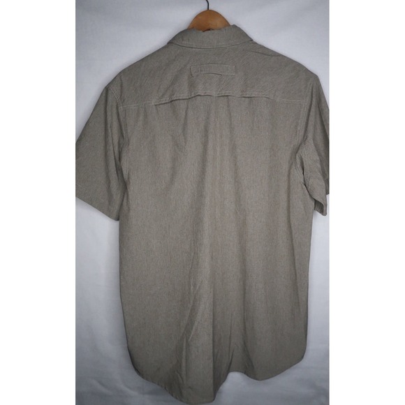 Duluth Trading Co Men's M Check Button Down Shirt Short Sleeve Cotton Outdoor - Picture 9 of 9